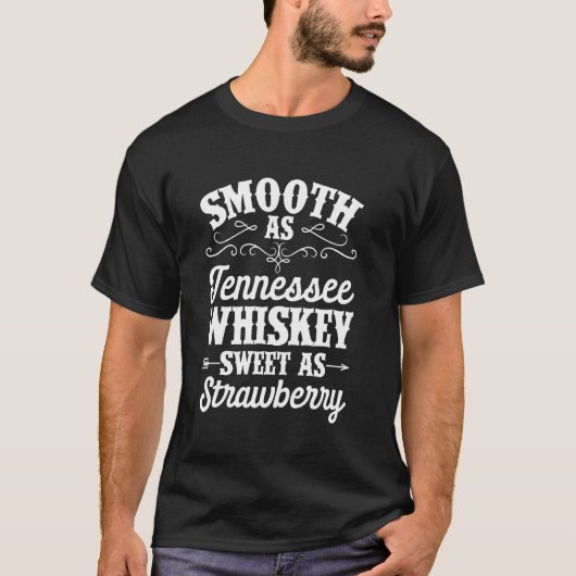 T-shirt Whiskey doux Tennessee Doux comme alcool fraise (Devant)