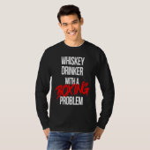 T-shirt Whiskey Drinker With a Boxing Problem  Workout Box (Devant entier)