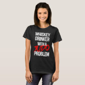 T-shirt Whiskey Drinker With a Judo Problem  Judoka Workou (Devant entier)