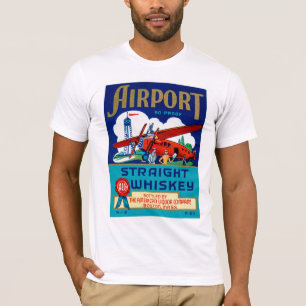 T-shirt Whiskey droit de l'aéroport