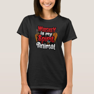 T-shirt Whiskey Est Mon Esprit Boissons Animales Tuées Hom
