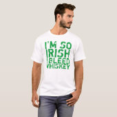 T-shirt Whiskey I Bleed (Devant entier)