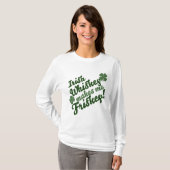 T-shirt Whiskey irlandais me rend Friskey (Devant entier)