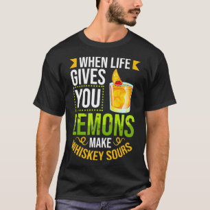 T-shirt Whiskey Sour Recette Cocktail Boire Mi