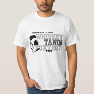 T-shirt Whiskey Tango Foxtrot - Humour de l'aviation