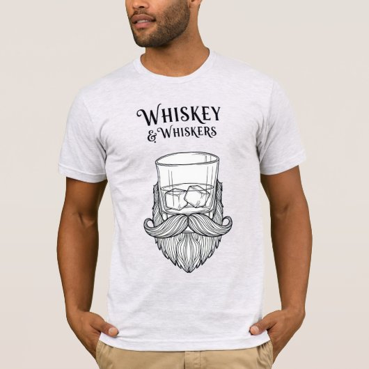 T-shirt Whiskey & Whiskers (Devant)