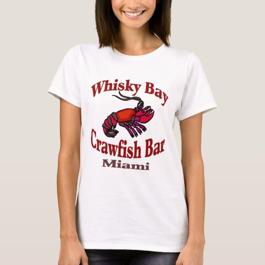 T-shirt Whisky Bay Crawfish Bar (Devant)