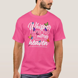 T-shirt Whisper I Love You Butterfly et Religieux