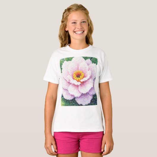 T-shirt Whisper Rose (Devant entier)