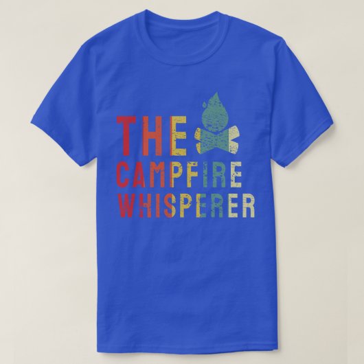 T-shirt Whisperer 1 feu de camp (Design devant)