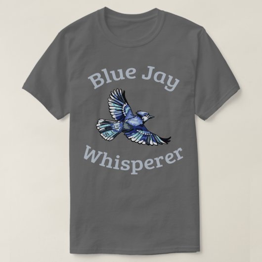 T-shirt Whisperer bleu Jay (Design devant)