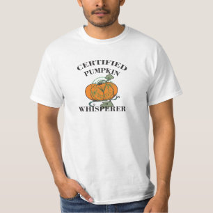 T-shirt Whisperer certifié de citrouille - potiron