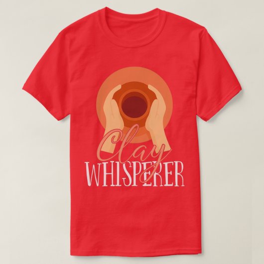 T-shirt Whisperer d'argile de poterie 1 (Design devant)