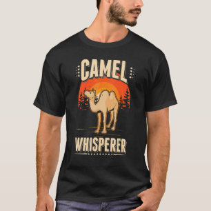 T-shirt Whisperer de chameau