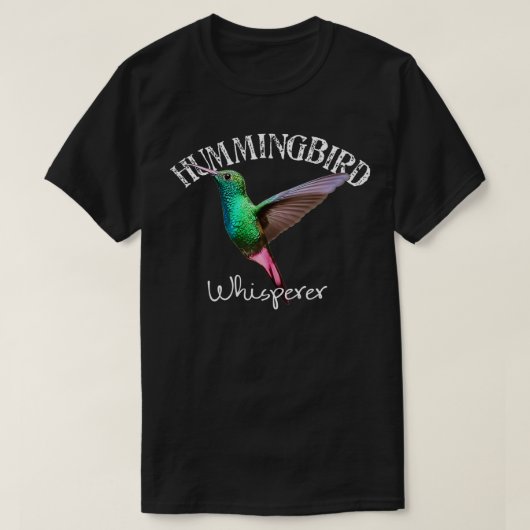 T-shirt Whisperer de colibri I Love Hummingbirds (Design devant)