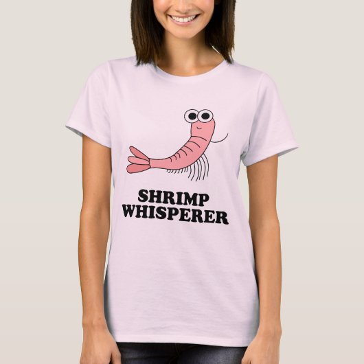 T-shirt Whisperer de crevette - chemise d'amant de (Devant)