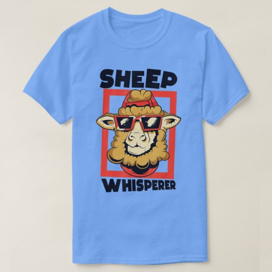 T-shirt Whisperer de mouton, Enfants d'élevage de mouton (Design devant)