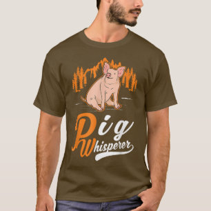 T-shirt Whisperer de porc 4901