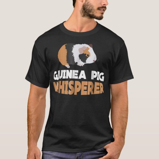 T-shirt Whisperer de porc de Guinée (Devant)