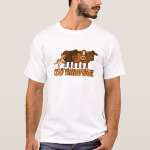 T-shirt whisperer de vache