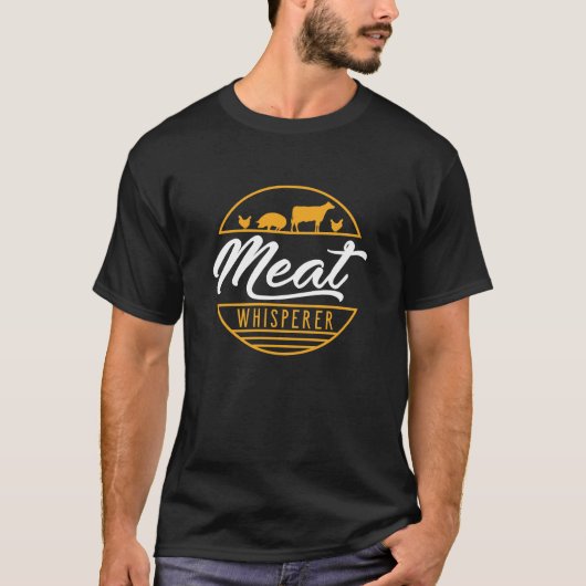 T-shirt Whisperer de viande (Devant)