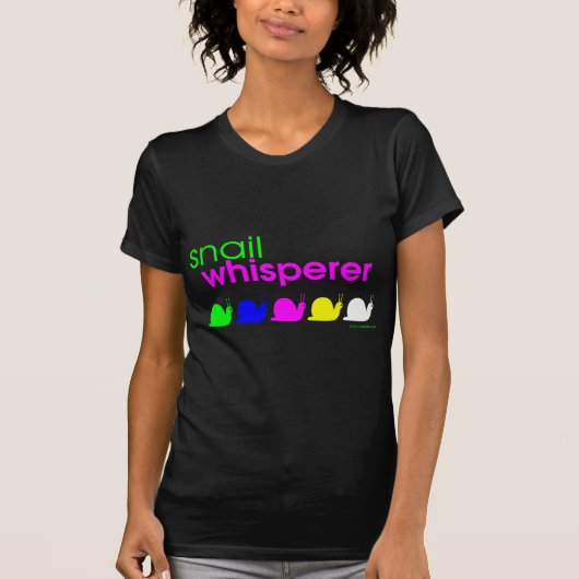 T-shirt Whisperer d'escargot (Devant)
