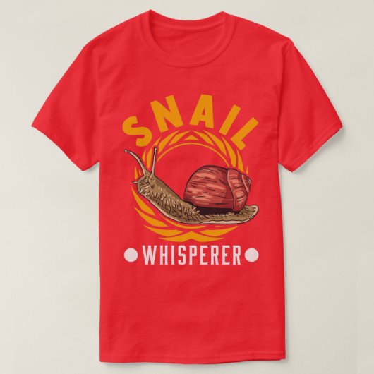 T-shirt Whisperer d'escargot (Design devant)