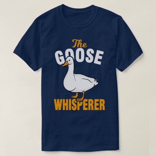 T-shirt Whisperer d'oie d'Oie (Design devant)