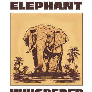 T-shirt Whisperer éléphant