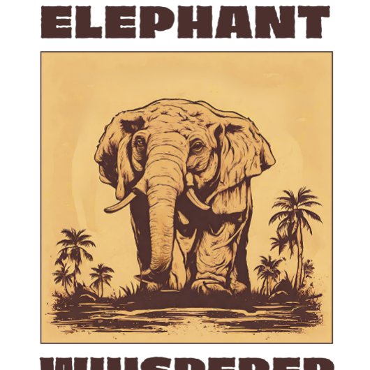 T-shirt Whisperer éléphant