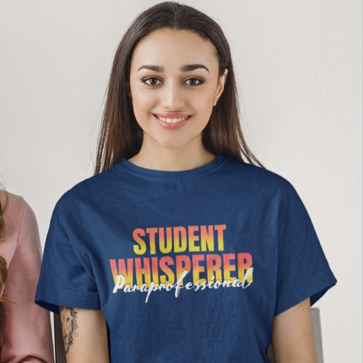 T-shirt Whisperer étudiant paraprofessionnel