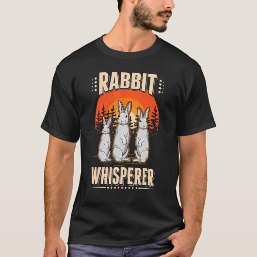 T-shirt Whisperer lapin (Devant)