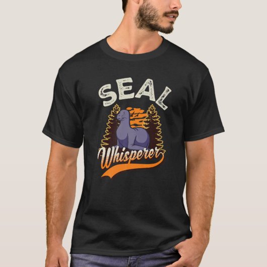 T-shirt Whisperer Seal Sea Lion Whisperer (Devant)