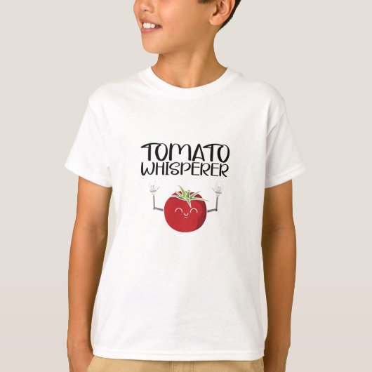 T-shirt Whisperer tomate (Devant)