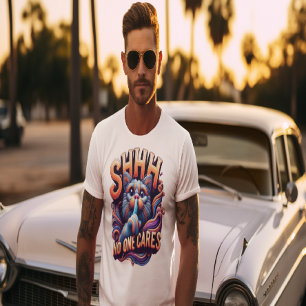 T-shirt Whispers Chat Whimsical Shhh Personne Ne S'En Souc