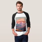 T-shirt "Whispers of the Peak : Dawn's Embrace" (Devant entier)