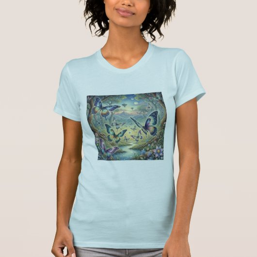 T-shirt Whispers of Wings-Mystical Butterfly Dream (Devant)