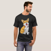 T-shirt Whistle d'arbitre de Corgi (Devant entier)