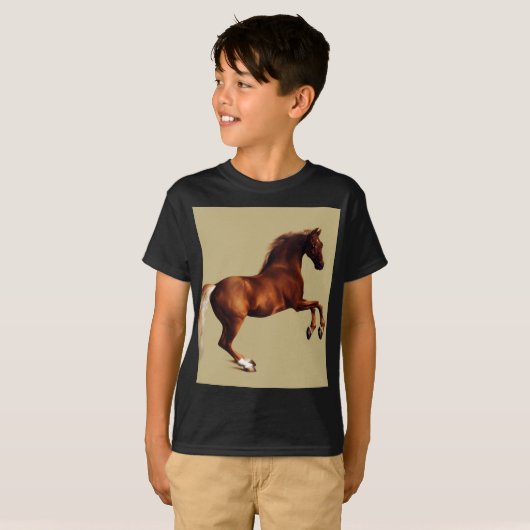 T-shirt Whistlejacket horse by George Stubbs (Devant entier)