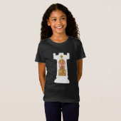 T-shirt White Chess Rook (Devant entier)