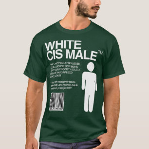 T-shirt White CIS Male LGBTQ LGBT Queer Marxist Liberal 2