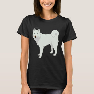 T-shirt White Husky 35