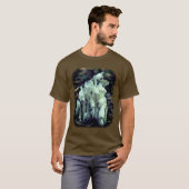 T-shirt White Indian Pipe Nature Fleur sauvage (Devant entier)