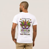 T-shirt White MG Tee, noir logo pied/couleur complète reto (Dos entier)