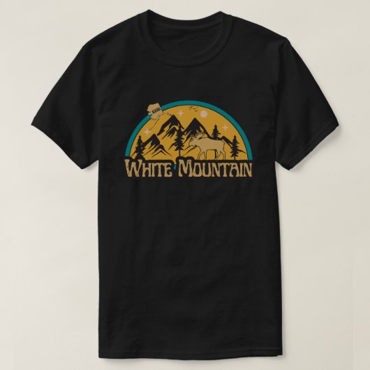 T-shirt White Mountain, Alaska (Design devant)