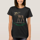 T-shirt White Mountains Mt Washington New Hampshire Moose (Devant)
