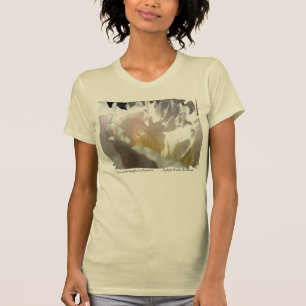 T-shirt White Peony Design