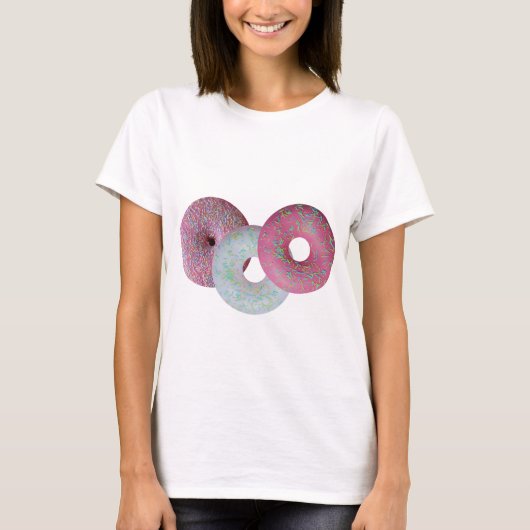 T-shirt White & pink (Devant)