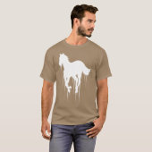 T-shirt White Pony Drip family (Devant entier)