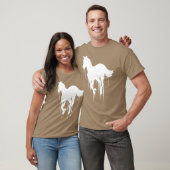 T-shirt White Pony Drip family (Unisexe)